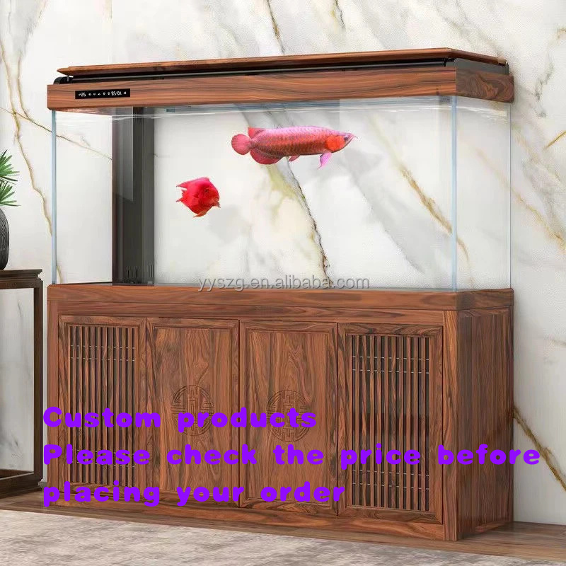 Aquarium Fish Glass - custom.Commercial Luxury Glass Rectangle Wall Aquarium
