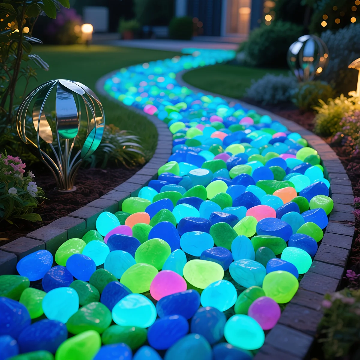 1CM 100pcs Color Goose Stone L - Aquarium Fish Fishing ulasan dan harga