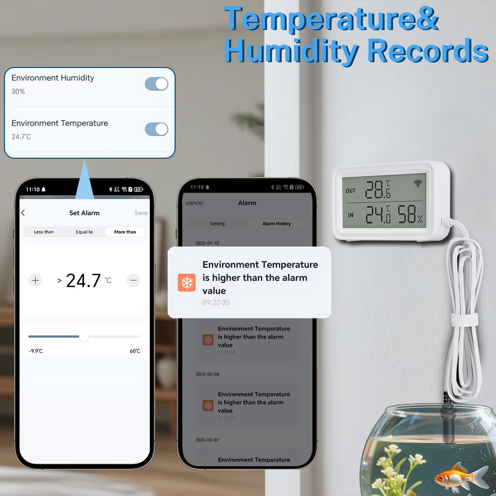 External Waterproof Probe Temp - Aquarium Thermometer ulasan dan harga