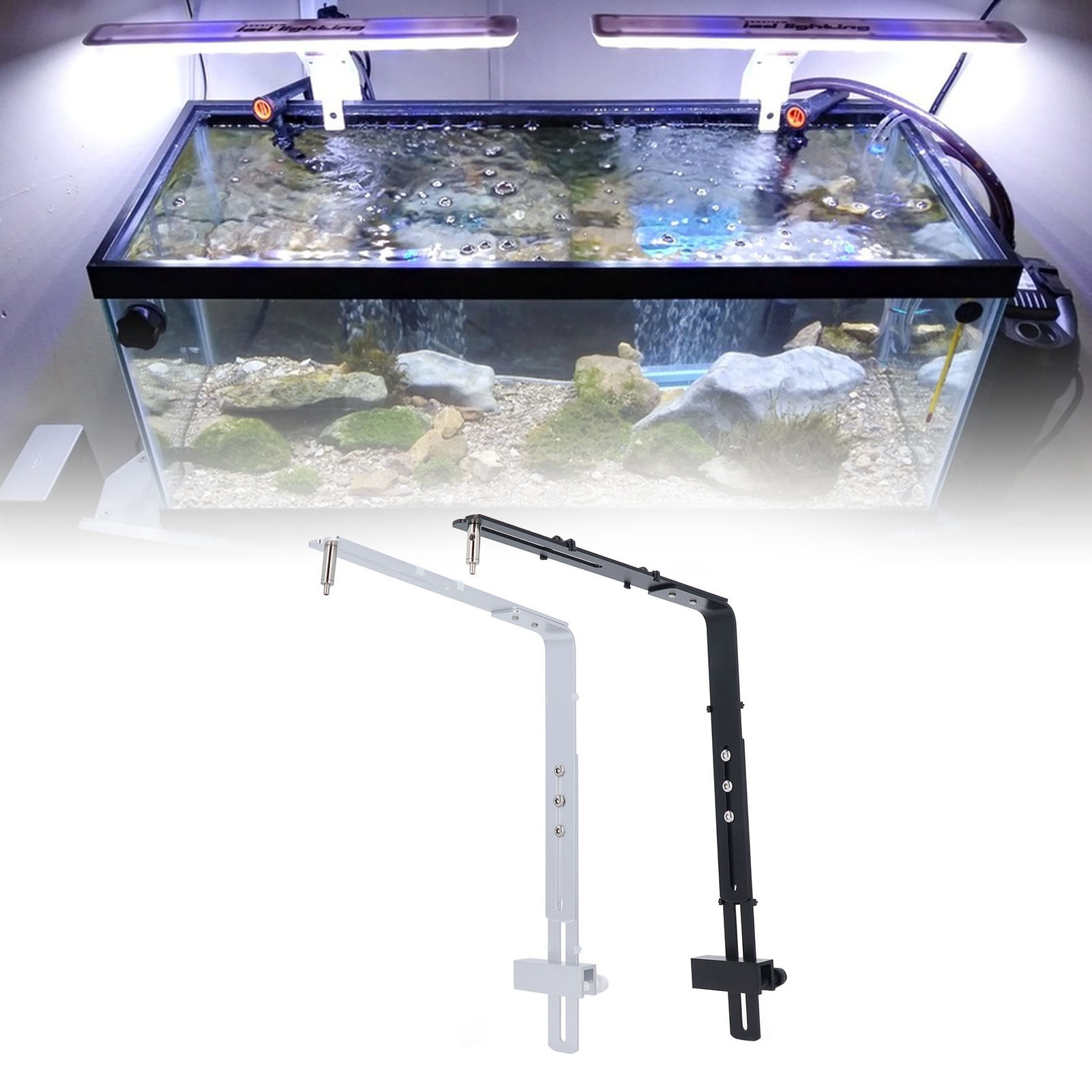 Aquarium Lamp Stand Aquarium L - Aquarium Fish Light Lamp ulasan dan harga