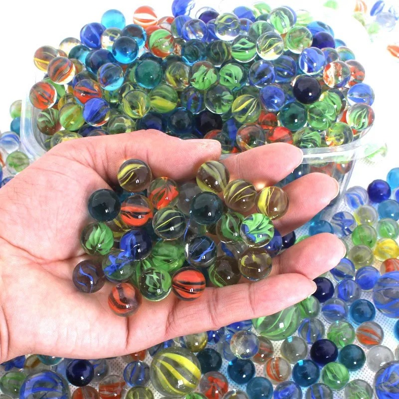 50Pcs 14mm Colorful Glass Marb - Aquarium Fish Fishing ulasan dan harga