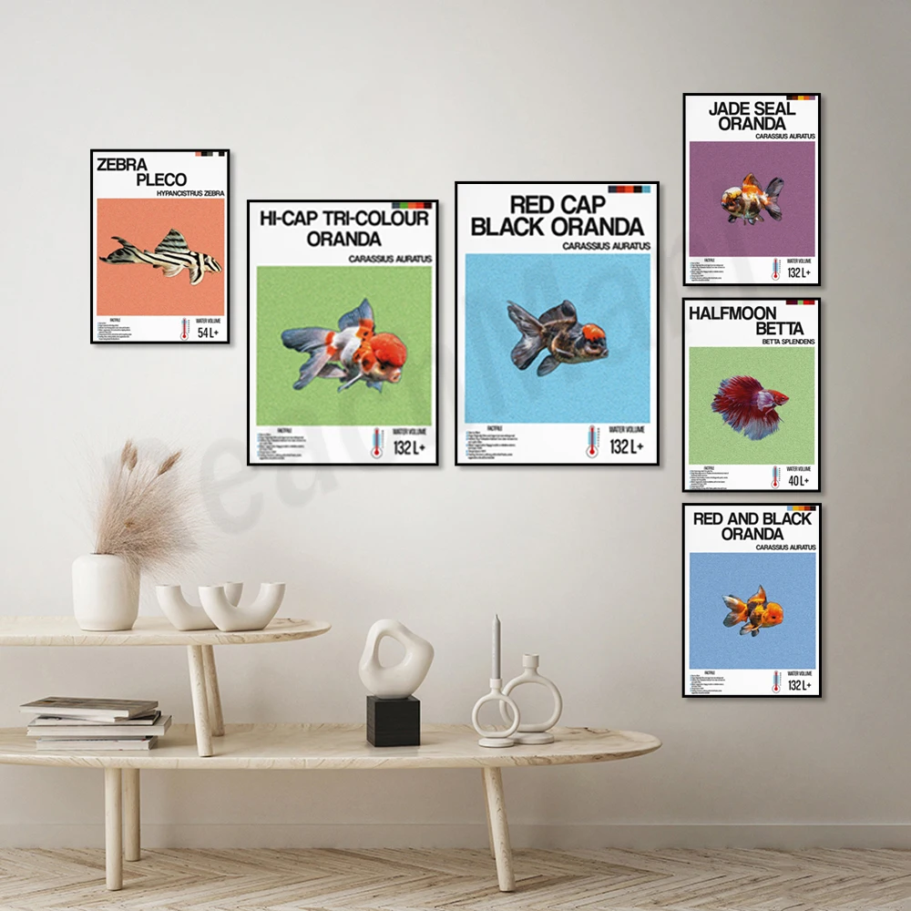 Fish information print, orname - Aquarium Fish Zebra ulasan dan harga