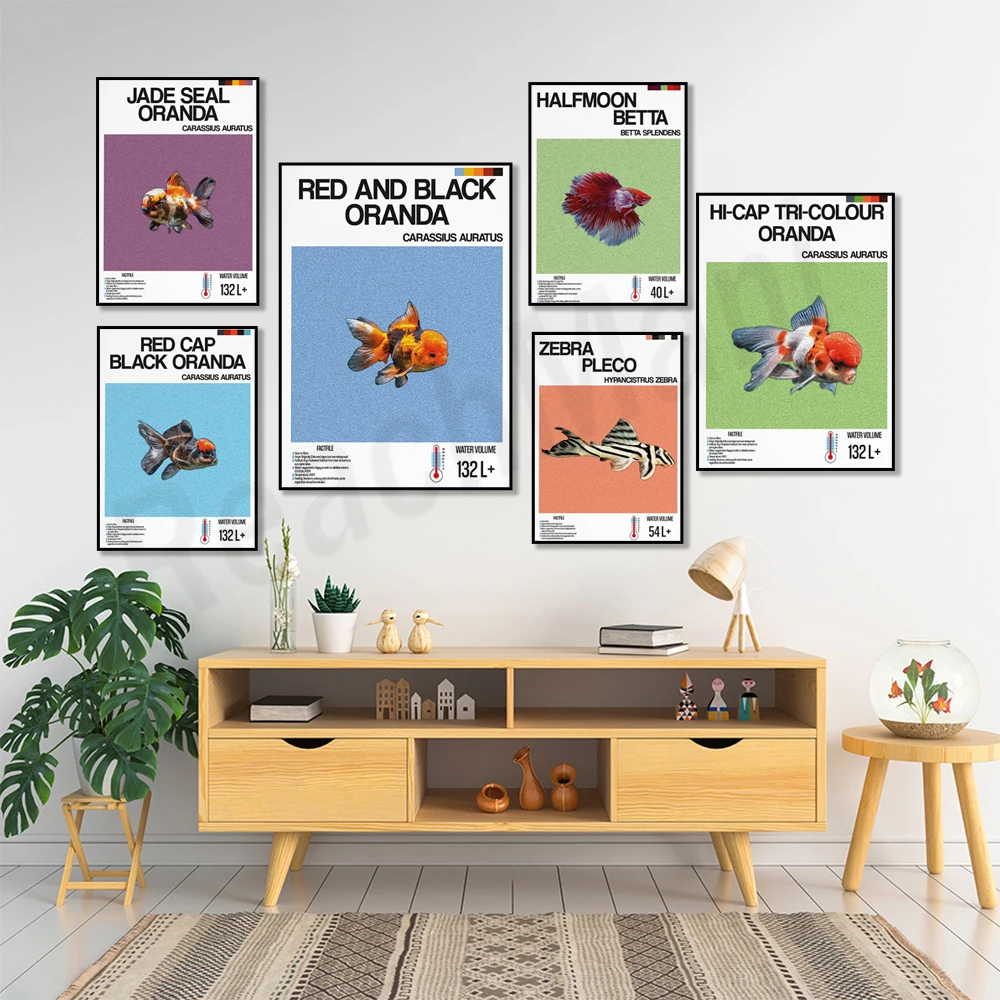 Fish information print, orname - Aquarium Fish Zebra ulasan dan harga