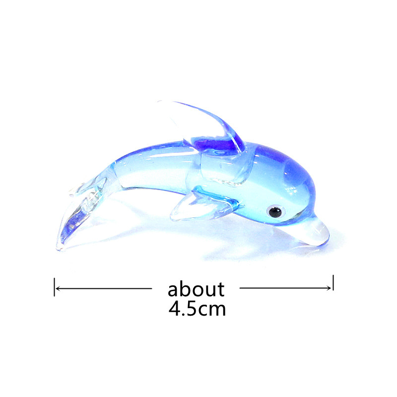 Murano Glass Dolphin Miniature - Aquarium Fish Glass ulasan dan harga