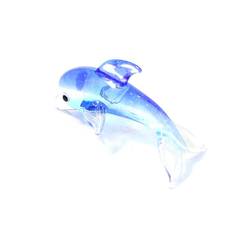 Murano Glass Dolphin Miniature - Aquarium Fish Glass ulasan dan harga