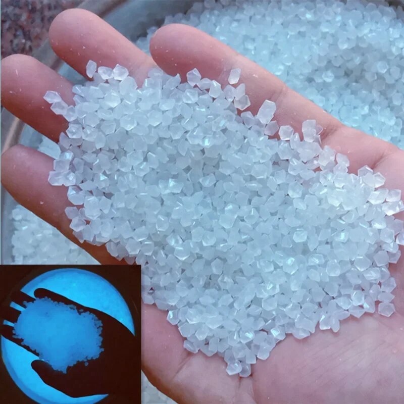 1000pcs 3-5mm Luminous Sand Gl - Aquarium Fish Fishing ulasan dan harga