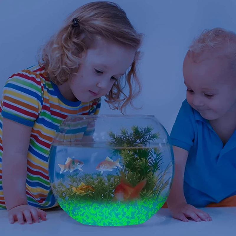 1000pcs 3-5mm Luminous Sand Gl - Aquarium Fish Fishing ulasan dan harga