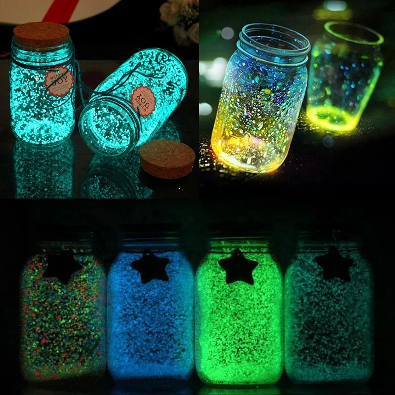 1000pcs 3-5mm Luminous Sand Gl - Aquarium Fish Fishing ulasan dan harga