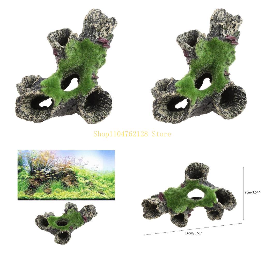 Aquarium Resin Cave Moss Tree  - Aquarium Fish For Sale ulasan dan harga