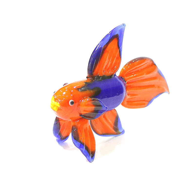 Orange Murano Glass Tropical F - Aquarium Fish Glass ulasan dan harga