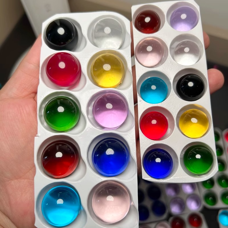 10/20pcs Solid Color Glass Bal - Aquarium Fish Glass ulasan dan harga