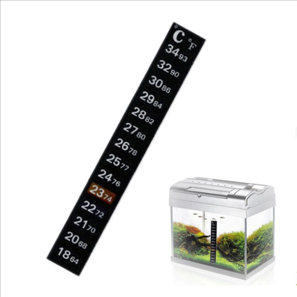 5Pcs/10Pcs Aquarium Fish Tank  - Aquarium Thermometer ulasan dan harga