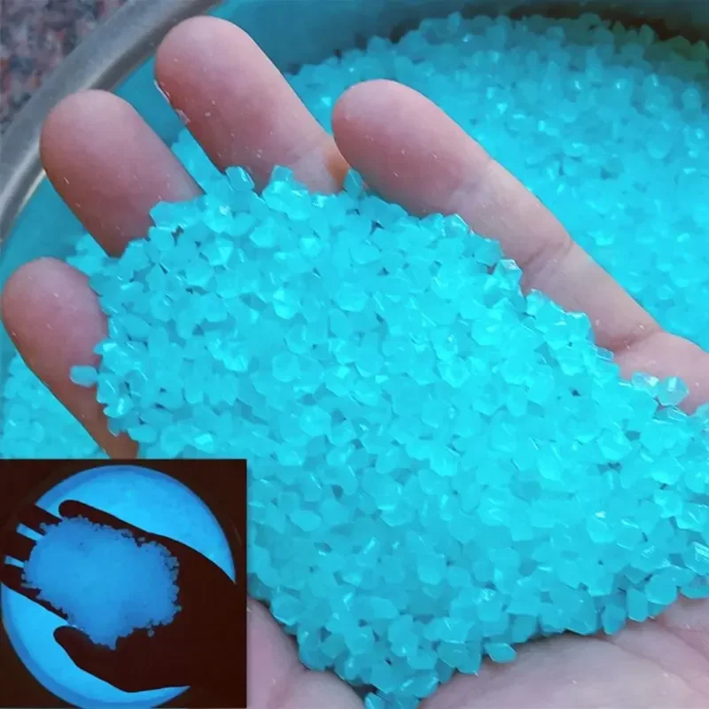 1000pcs 3-5mm Luminous Sand Gl - Aquarium Fish Fishing ulasan dan harga