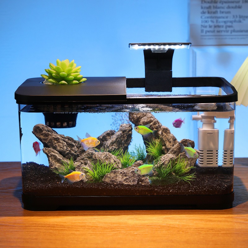 Desktop fish tank circulating  - Fish Tank Filter Aquarium ulasan dan harga