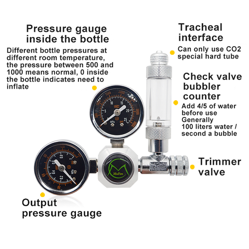 Aquarium CO2 Regulator Magneti - Aquarium Fish Photography ulasan dan harga