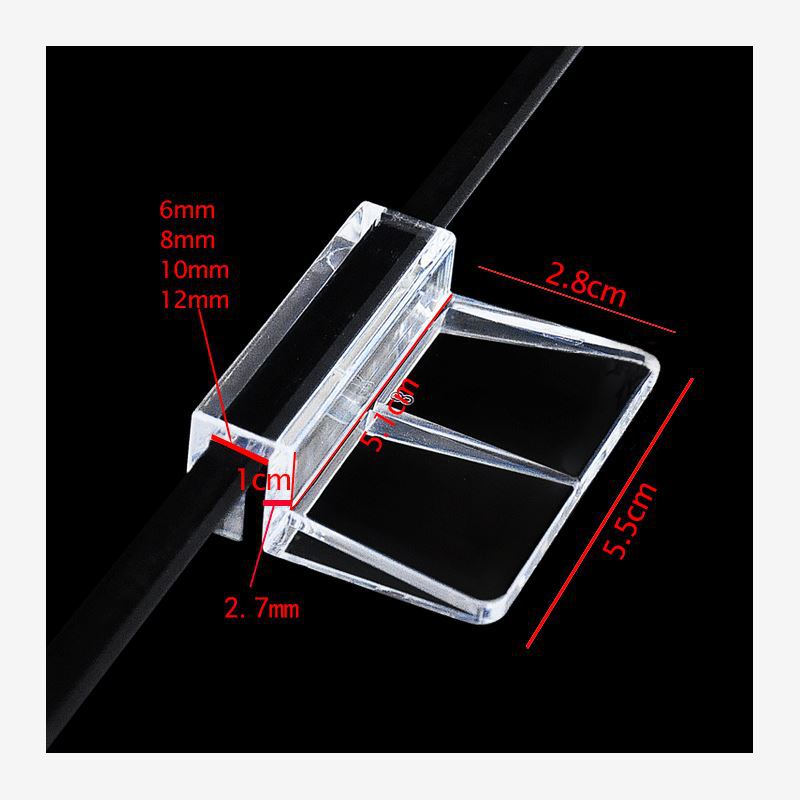 Newest 5/6/8/10/12mm Acrylic C - Aquarium Fish Glass ulasan dan harga