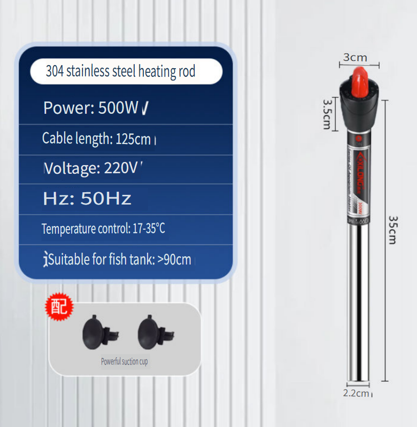 Xilong Stainless Steel Aquariu - Aquarium Heater Submersible ulasan dan harga