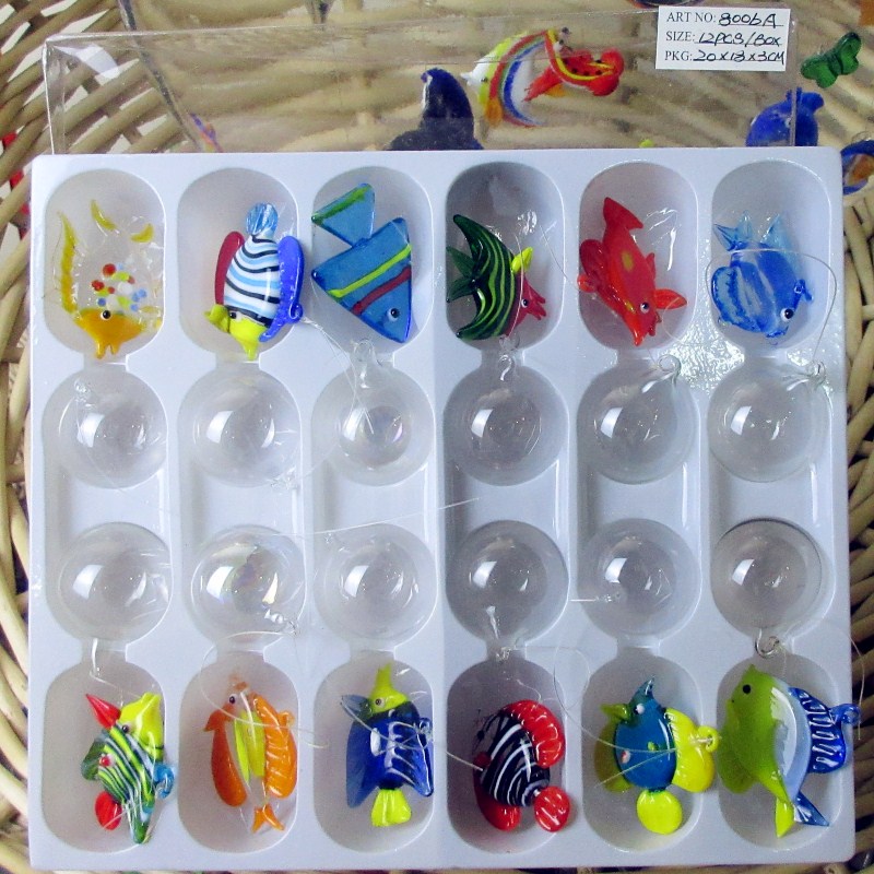 Handmade Art Sea Animal Statue - Aquarium Fish Glass ulasan dan harga