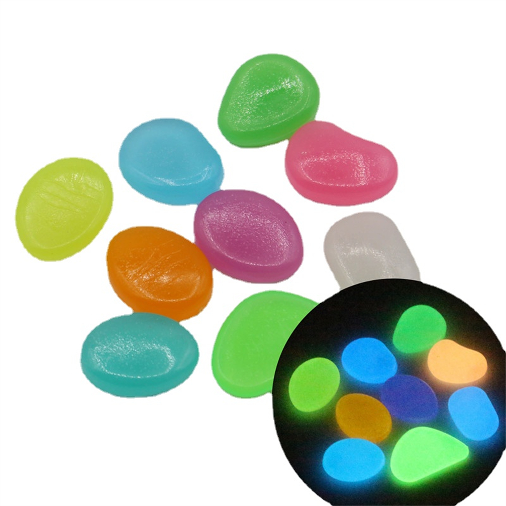 50pcs Luminous Stone Fluoresce - Aquarium Fish Fishing ulasan dan harga