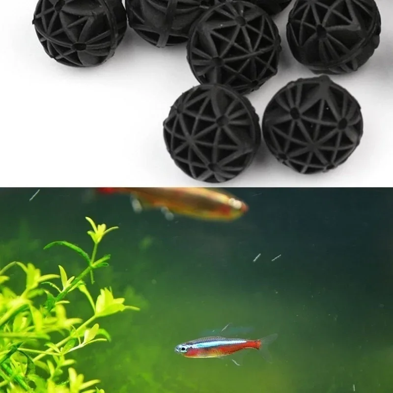20Pcs 16mm Aquarium Filter Bio - Fish Tank Filter Aquarium ulasan dan harga