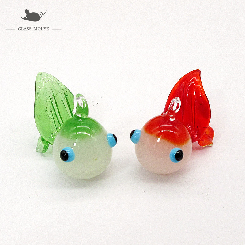 Custom Jade Color Handmade Mur - Aquarium Fish Glass ulasan dan harga