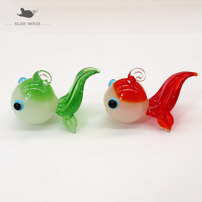 Custom Jade Color Handmade Mur - Aquarium Fish Glass ulasan dan harga