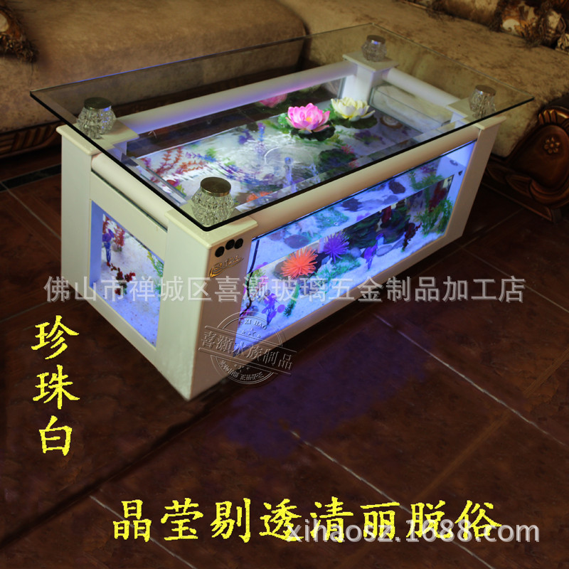 Sofa coffee table ecological f - Aquarium Fish Glass ulasan dan harga
