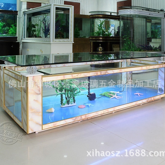Sofa coffee table ecological f - Aquarium Fish Glass ulasan dan harga
