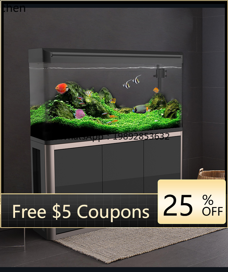 YGG  living room fish tank Xil - Aquarium Xilong ulasan dan harga