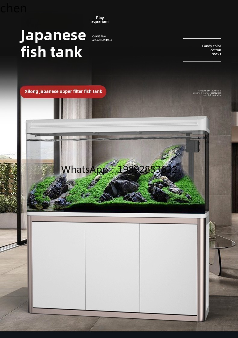 YGG  living room fish tank Xil - Aquarium Xilong ulasan dan harga