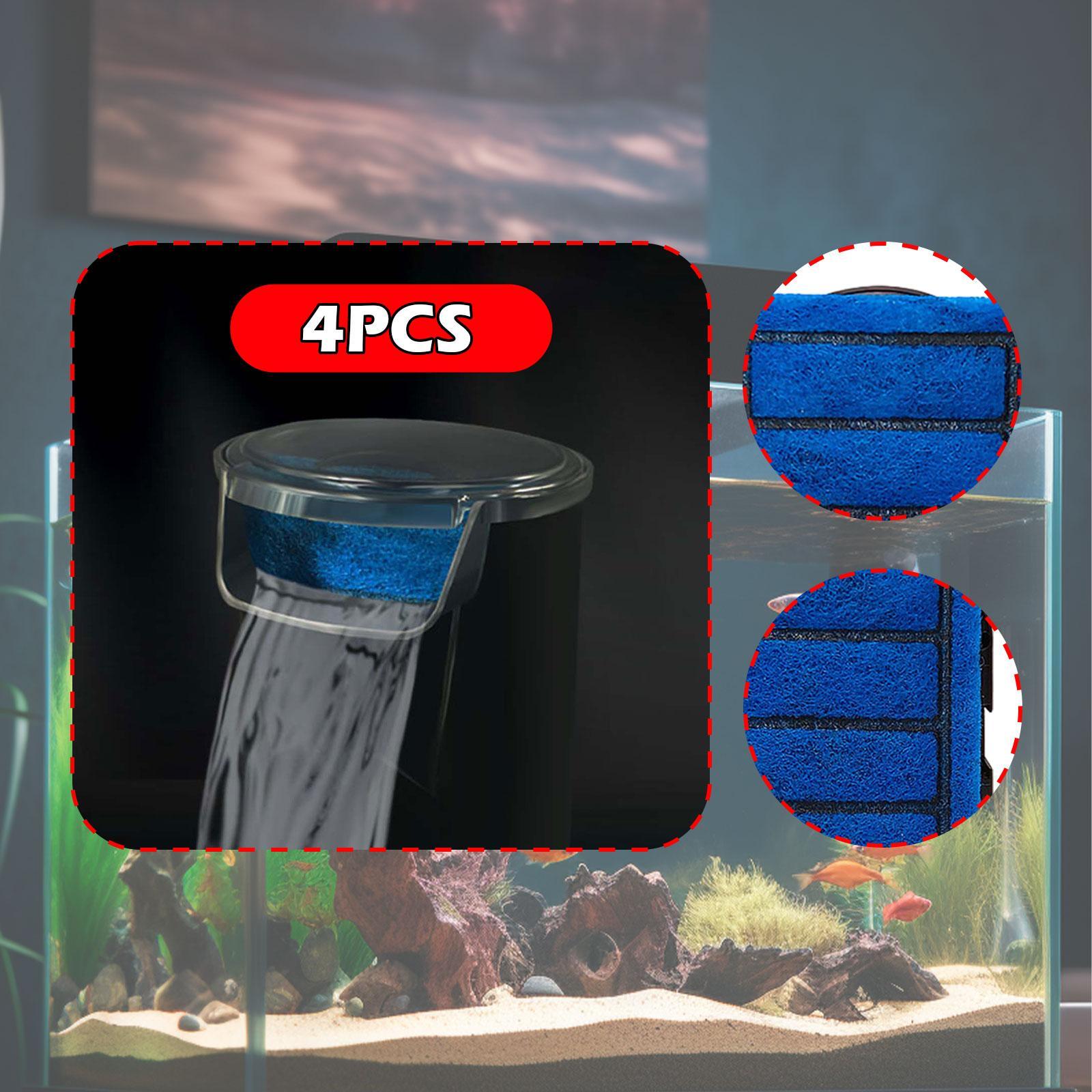 4 Pieces Tank Filter Cartridge - Fish Tank Filter Aquarium ulasan dan harga
